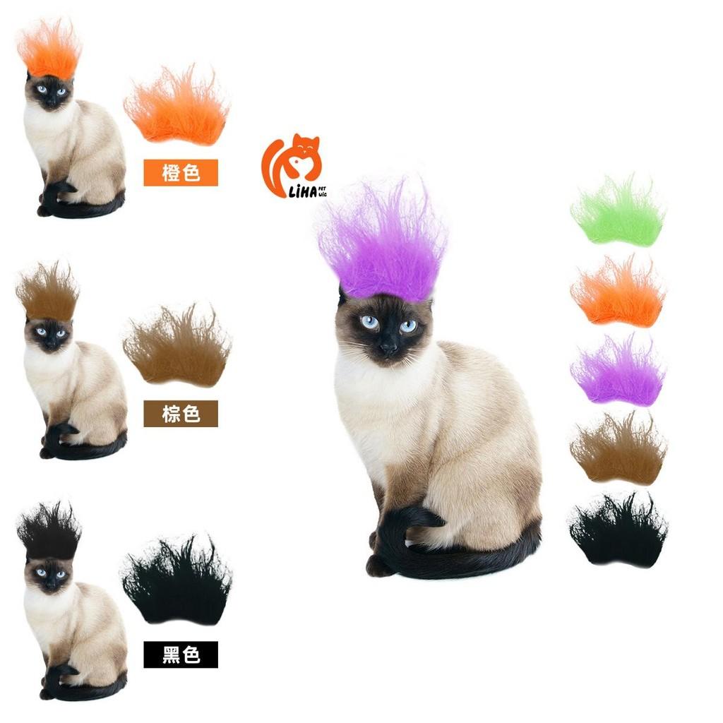 Colorful Cat And Dog Fancy Wig Accessories For Halloween Parties And Festivals
