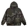 Spring and Autumn New Personality Painted Men's and Women's Hoodies Printed Graffiti Sweater