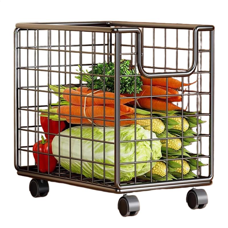 Kitchen Rolling Cart Floor Organizers And Storage Cart Mobile Organizer With Large Capacity For Outdoor Indoor Kitchen Pantry China Mainland