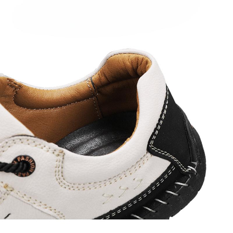 Fashion Shoes for Men Leather Casual Shoes Spring/Autumn Outdoor Hiking Sneakers