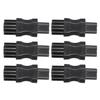 6pcs IEC320 C6 to IEC320 C7 Power Adapter C6 to C7 Power Plug Adapter for PDU Chassis Power Supply UPS Socket Computer