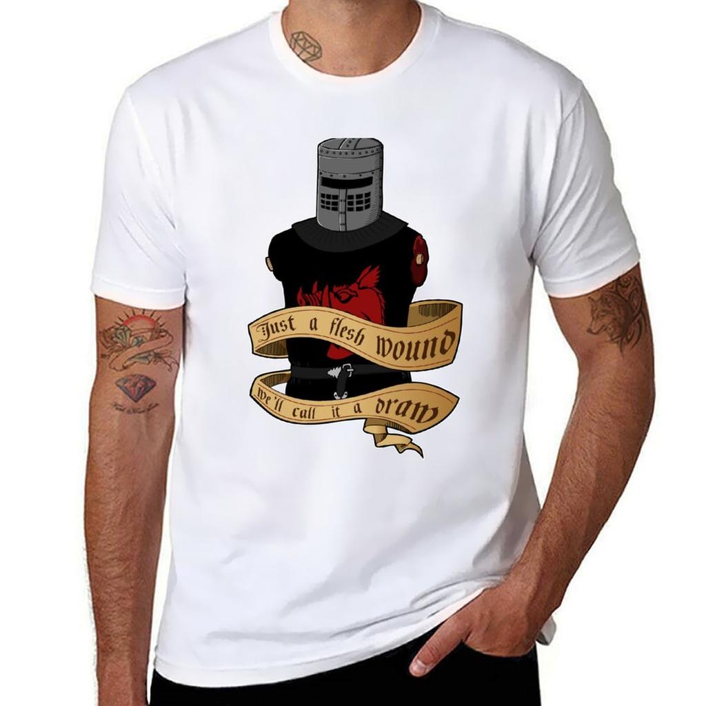 Black Knight T-shirt T Shirt Man Luxury T Shirt Man Plain Man Graphic T Shirt T-shirt