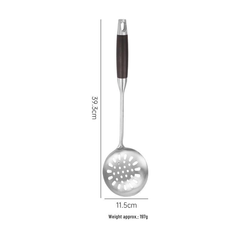 Wutuo Stainless Steel Wooden Handle 2-Piece Kitchen Tool Set
