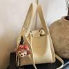 Stylish casual messenger bag women's handbag autumn new portable bucket bag niche shoulder tote bag