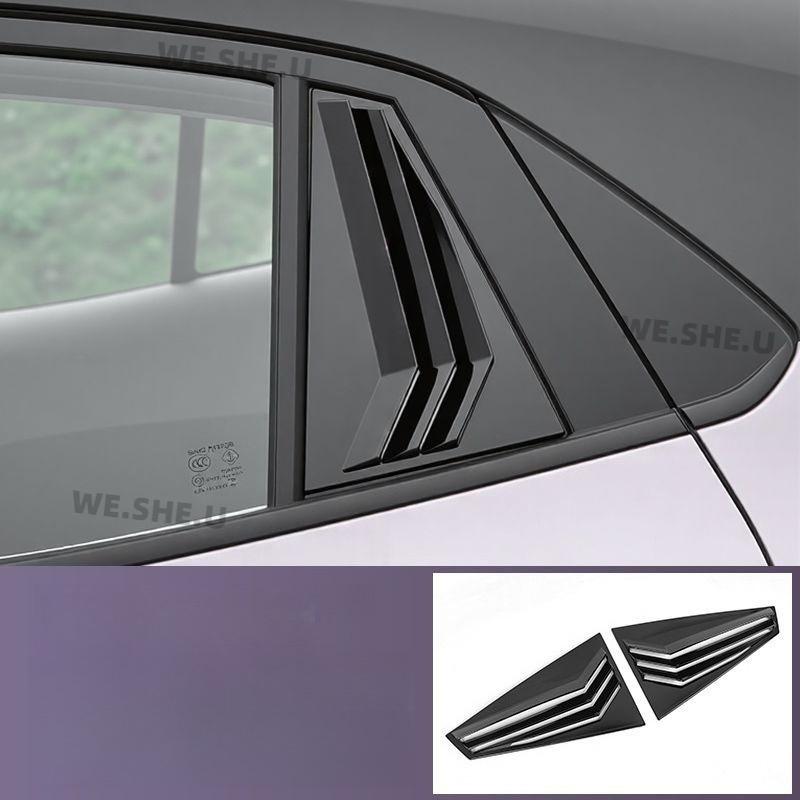 For MG 4 MG4 EV Urban 2026 2027 Car Styling Rear Triangle Window Blind Shutter Louver Cover Accessories Exterior Accessories