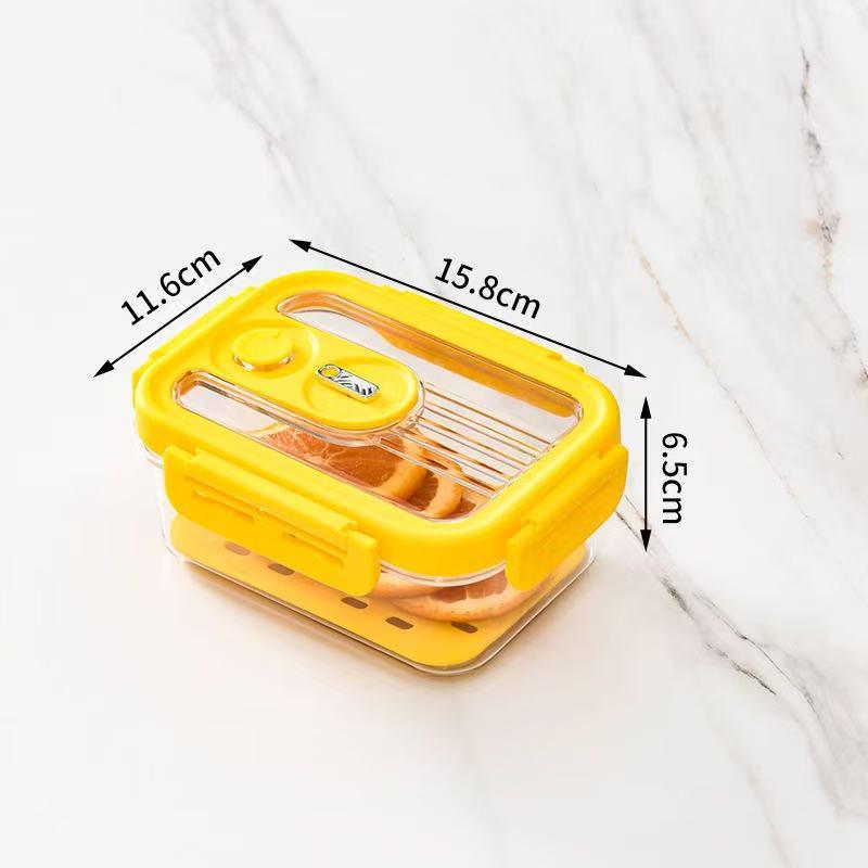

Airtight Transparent Food-Grade PET Refrigerator Organizer - Large Capacity