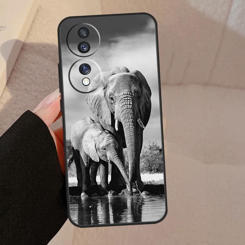 Elephant Baby Nature For Honor Magic 7 6 5 Lite V5 Case For Honor 400 Pro 200 50 70 90 X8a X8b X9a X9b X9c Cover