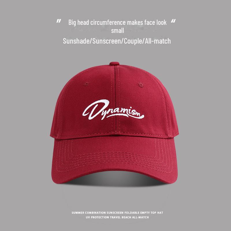 Șapcă de baseball brodată: Croială supradimensionată pentru femei, coroană adâncită, stil versatil pentru bărbați și femei, design cu cioc de rață mic