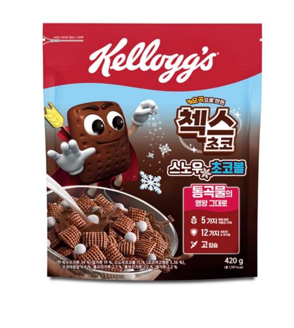 Chex Choco Multigrain Cereal 570g + Korean Snack Pack Assortment (4 Types)