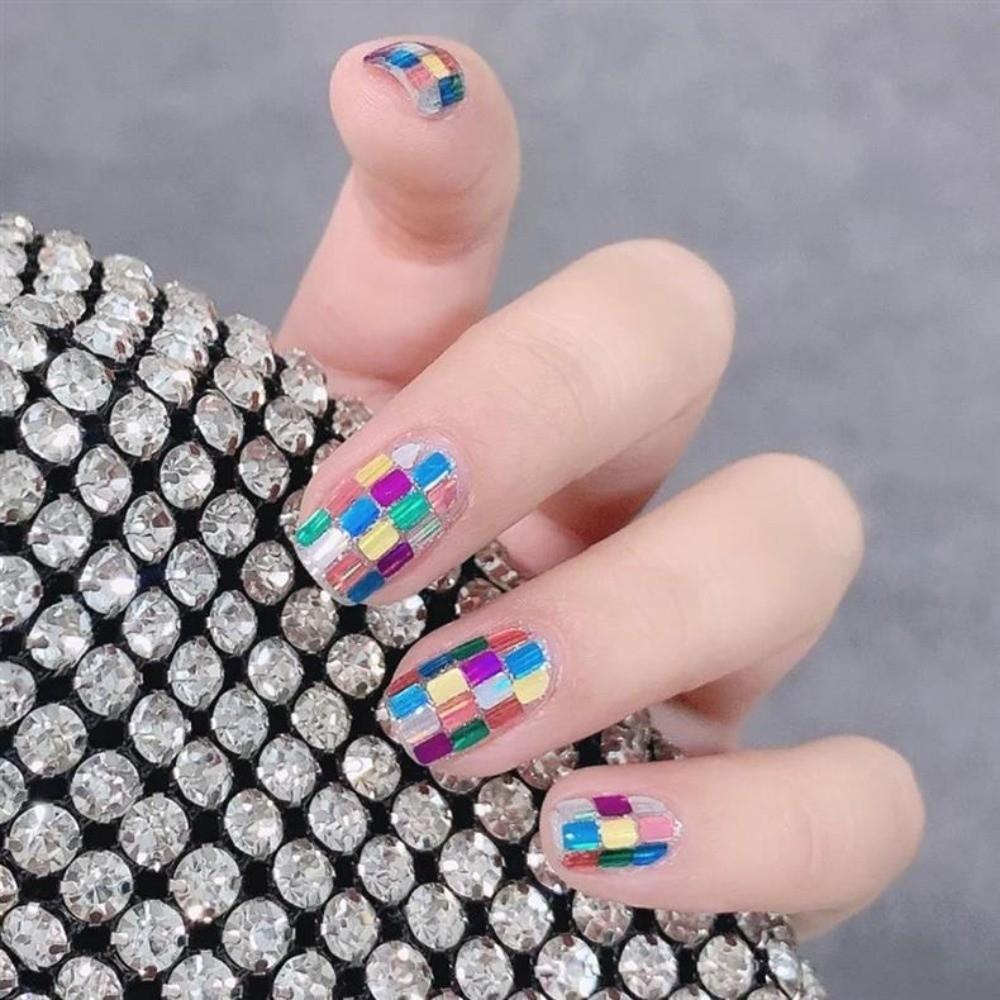 Laser Shiny Nail Art Sequins Holographic Nail Charms New Sequins Nail Decorations  French Manicure