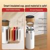 HEZHENG 316 Stainless Steel Smart Temperature Display Portable Thermos Cup CN plug (adapter included)