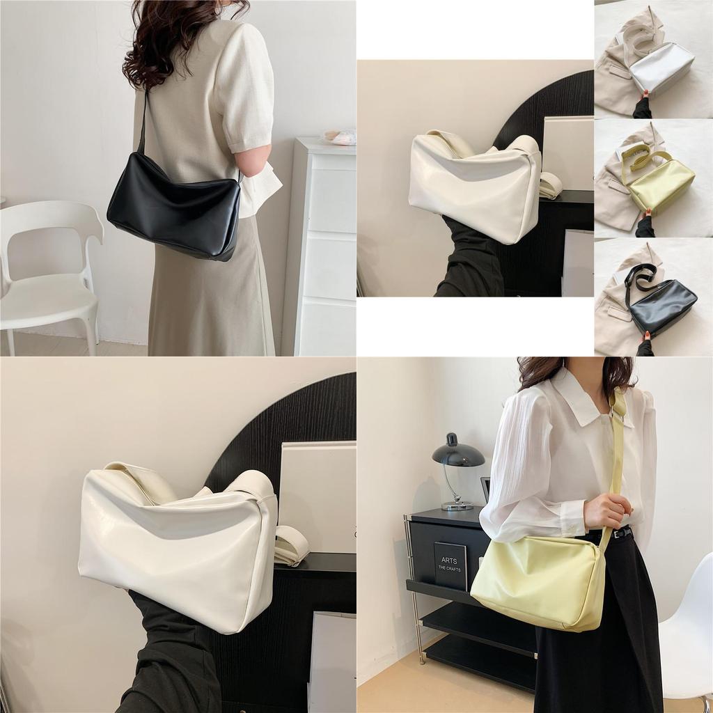 Trendy Chic Street Style Tote Bag Stylish Shoulder Bag Pu Leather For Women