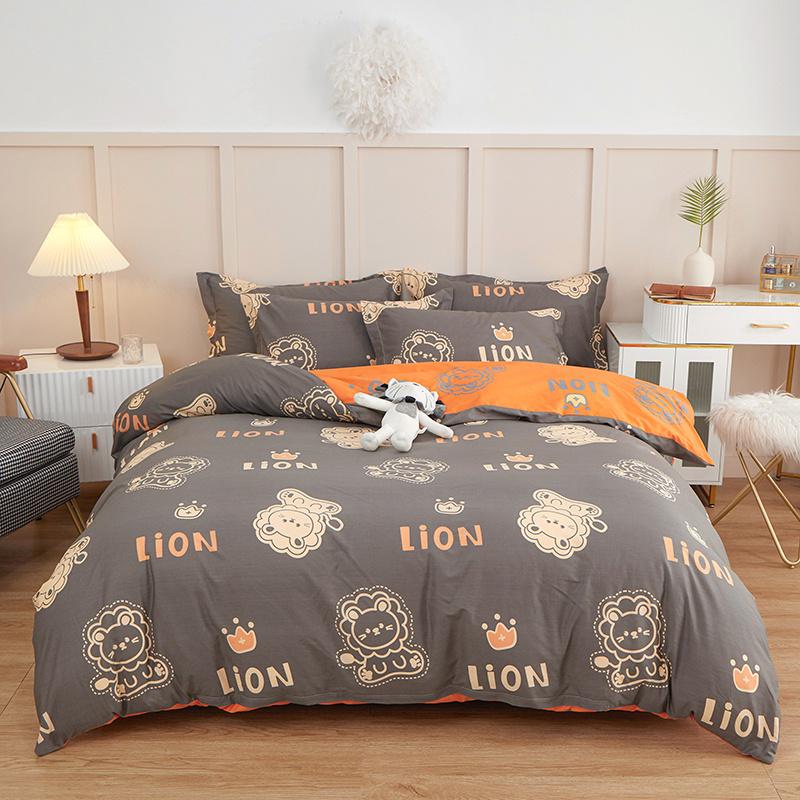 Fresh Floral Duvet Cover Set 100% Cotton Garden Style Pattern Queen Size Bedding Set Quilt Cover with Pillowcases for All Season