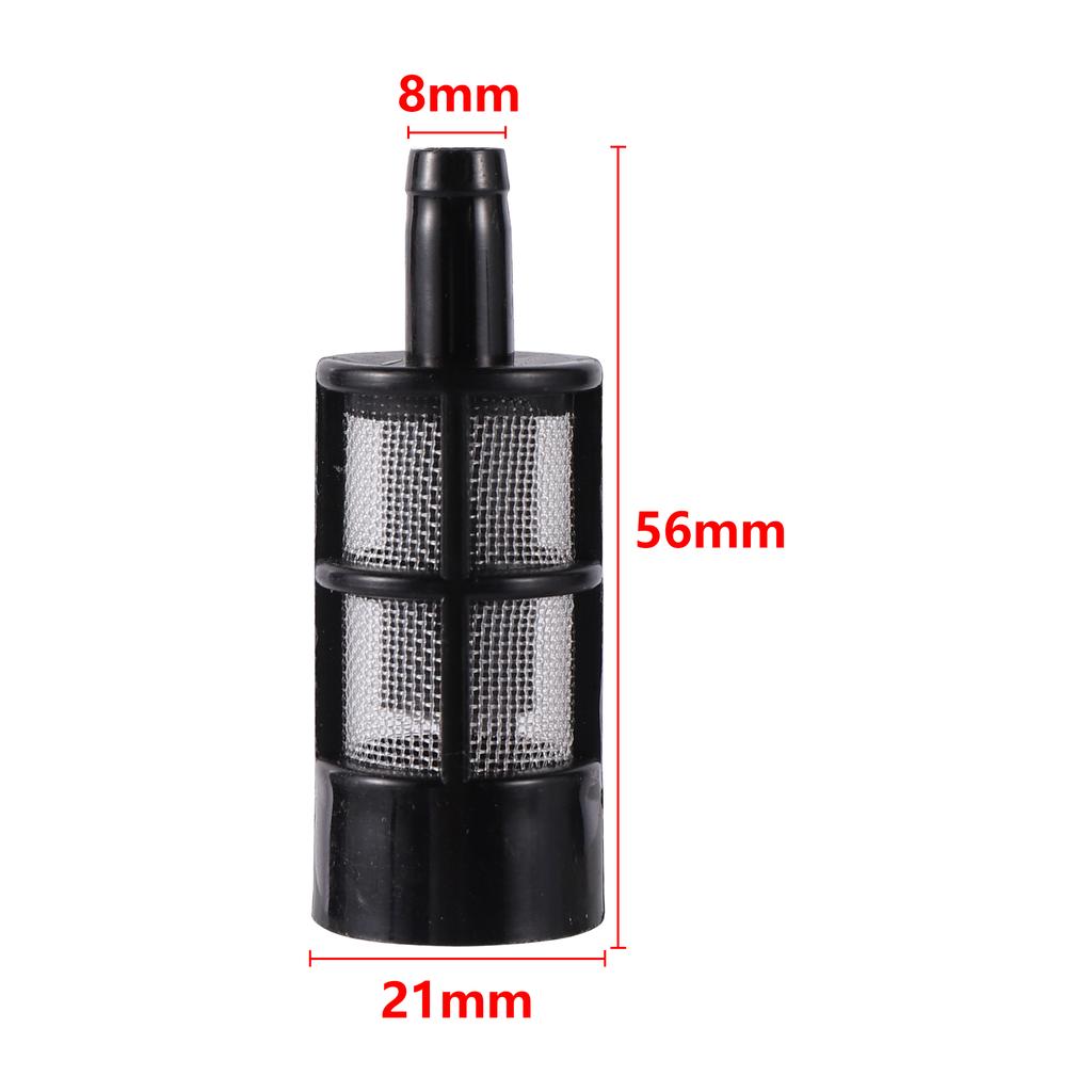 5Pcs 4/8/10Mm Hose Drip Irrigation Filter Industrial Agriculture Fertilization 120 Mesh Metal Mesh Quick Connect Filter Fittings