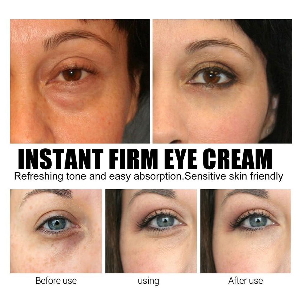 Instant Firm Eye Cream Under Eye Tightening Treatment for Fine Lines Dark Circles & Puffiness Smoothing Lifting Skincare Product