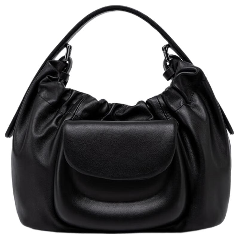 NEELEY 2026 New Soft Genuine Leather Cloud Handbag One Size