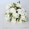 Artificial Hydrangeas Flower Real Touch Fake Hydrangeas Bouquet with Stem for Home Table Centerpiece Wedding Baby Shower Birthday Party Decoration