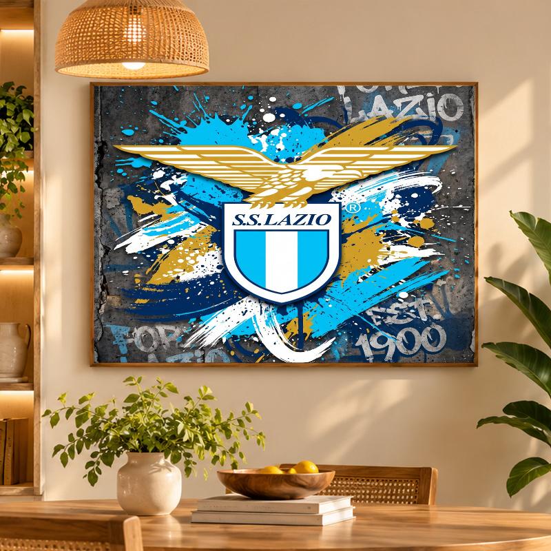 5D Diamond Painting Lazio FC DIY Full Drill Diamond Art Kit Home Decoration
