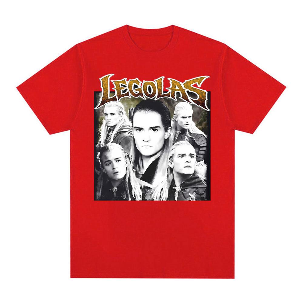 Limited Legolas Vintage Lord of The Rings Graphic Tshirt Unisexs Clothing Hip Hop Street Tshirts Casual Cotton Oversized T Shirt S
