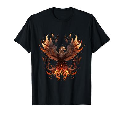 Feuervogel Phönix Wiedergeboren Feuervogel Phönix T-Shirt
