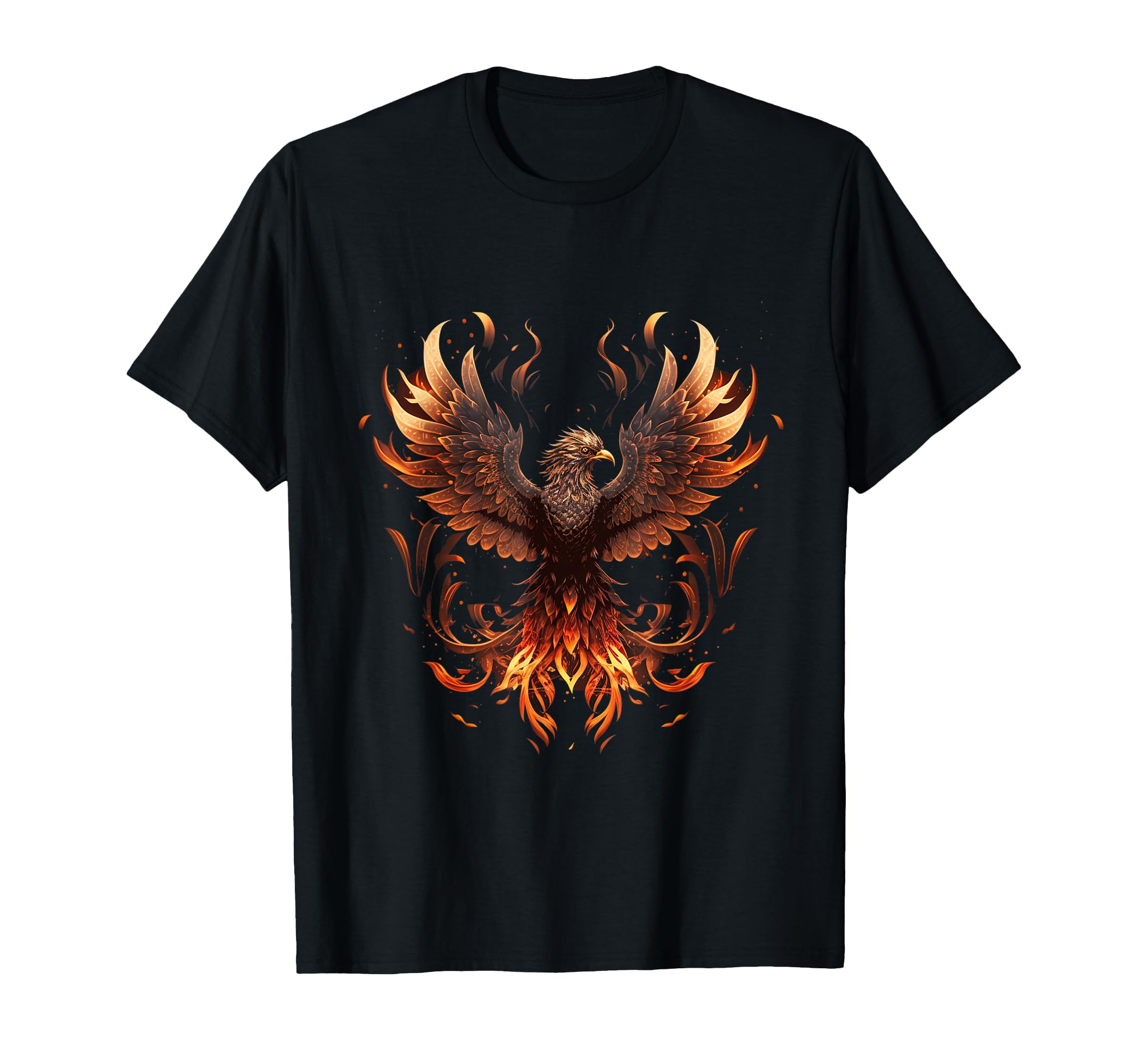 

Fire Phoenix Bird Phoenix Reborn Firebird Phoenix T-shirt чёрный