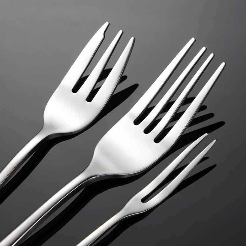 Qian Xing 410 Stainless Steel Western Cutlery Fork - 10-Piece Set