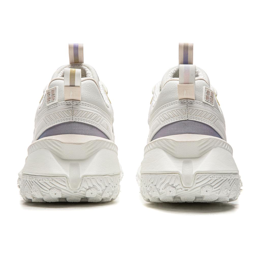 Li Ning Youxia CRC Water-Resistant Versatile Lightweight Durable Low-Top Casual Shoes Unisex Sneakers White Gray AZGW023-4