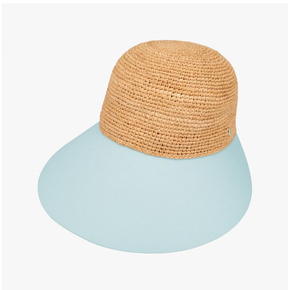 Helen Kaminski Blaze Natural Breeze White Visor Hat50530