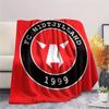 FC Midtjylland Flanelldecke mit Aufdruck, Hohe Qualität, Bequem für alle Jahreszeiten, Heimdekoration, Wärme und Komfort