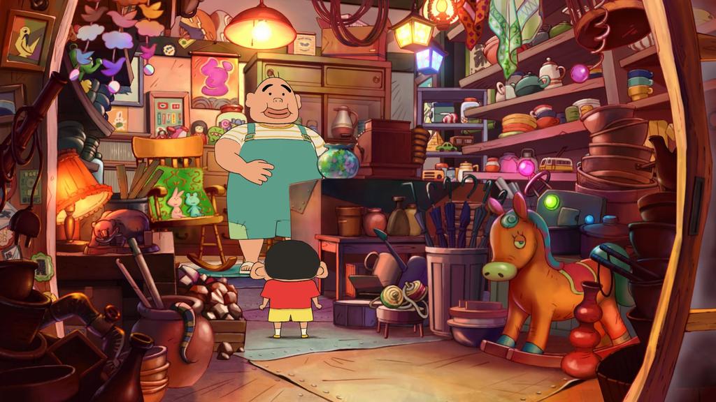 Crayon Shin-chan "Shiro of Charcoal Town" - Switch