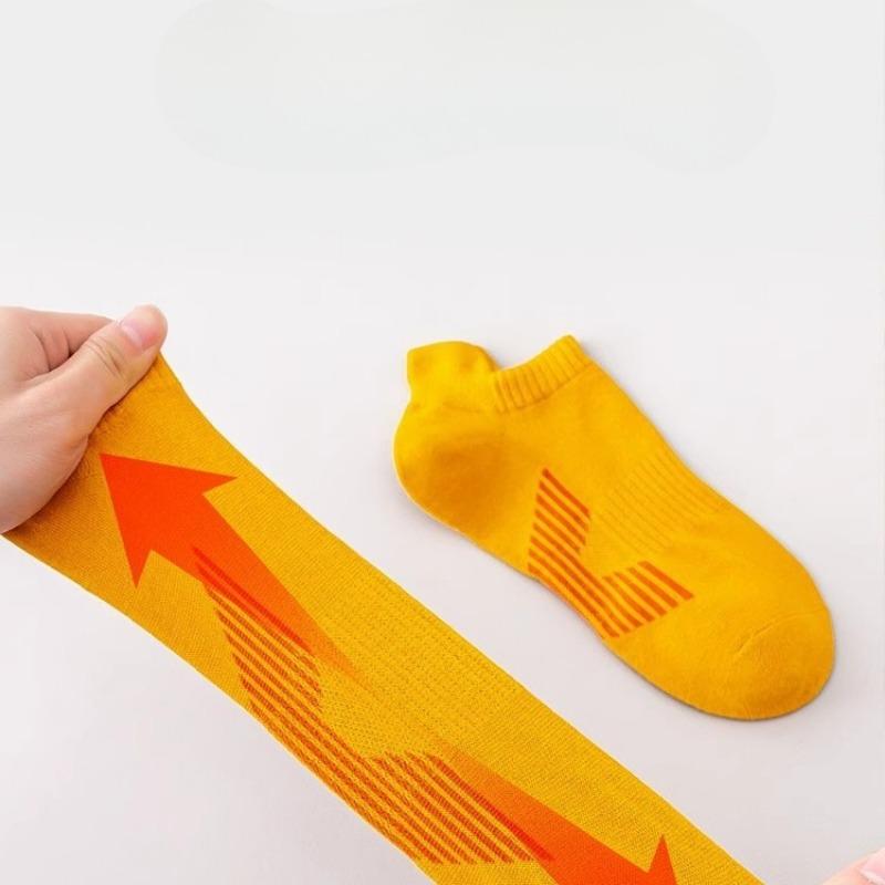 Men's Sports Socks, Summer Running Pure Cotton Short Socks, Sweat-absorbing and Odor-proof Men's Basketball Socks, Marathon Socks