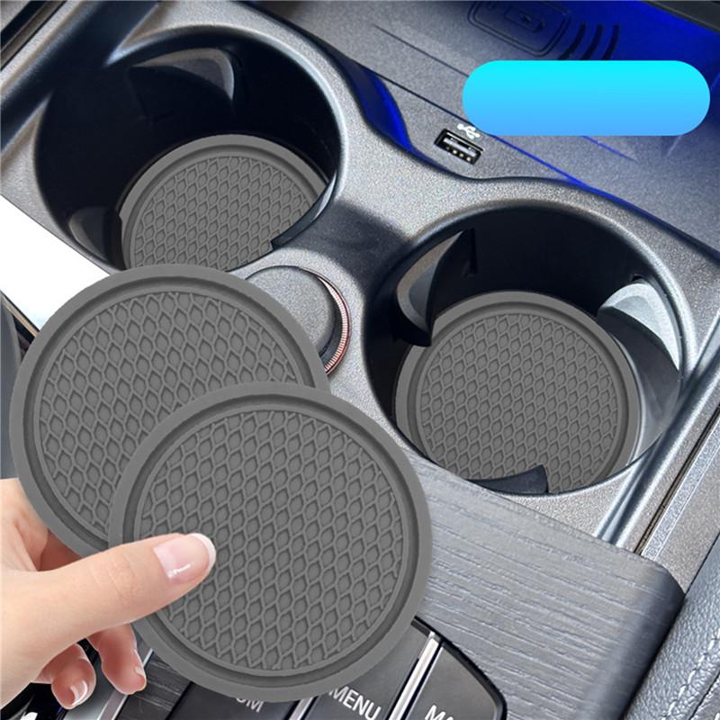 Posavasos Universal de Nido de Abeja para Coche Alfombrilla Antideslizante para Coche Accesorios de Interior