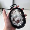 Mini Sac de Rangement Transparent Portable avec Fermeture Éclair, Étui Multifonctionnel pour Écouteurs et Chargeur, Accessoires de Voyage avec Porte-Clés