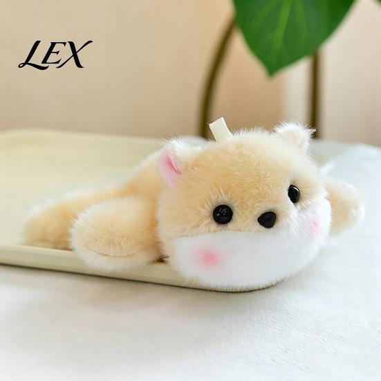 Soft Stuffed Animal Decor Cute Plush Refrigerator Magnets, Fridge Magnet, Adorable Duck Funny Lying Magnet Cat Dolphin Raccoon Decor, Magnetic Toy for