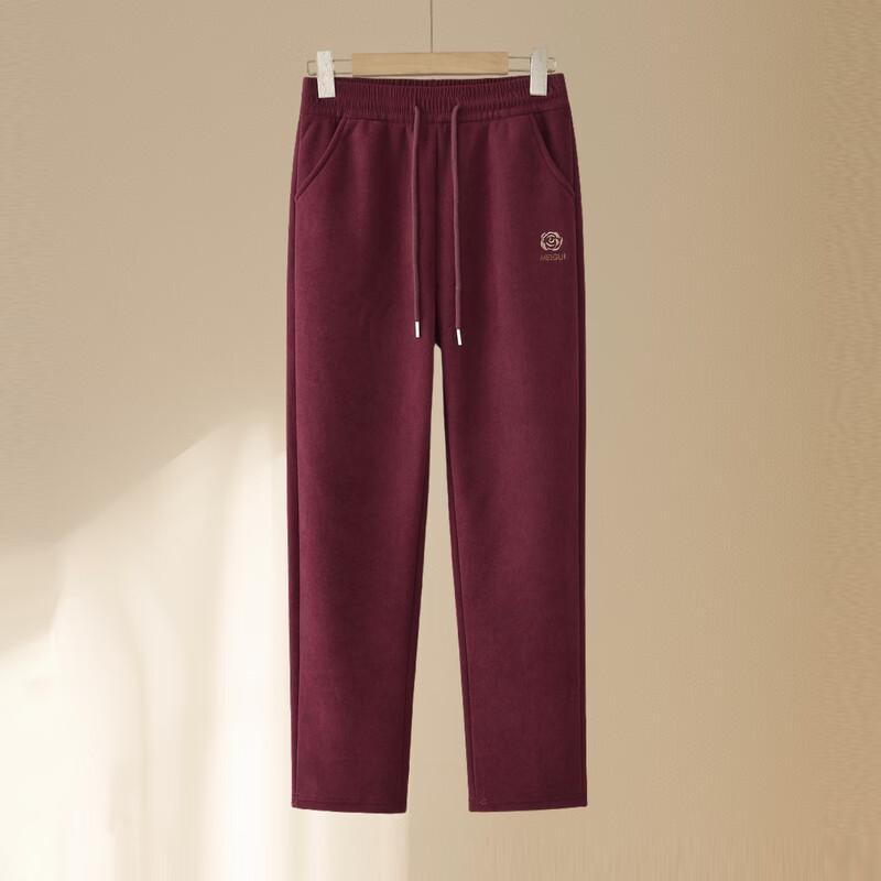 Yalu Women's High-Waist Fleece-Lined Warm Winter Pants