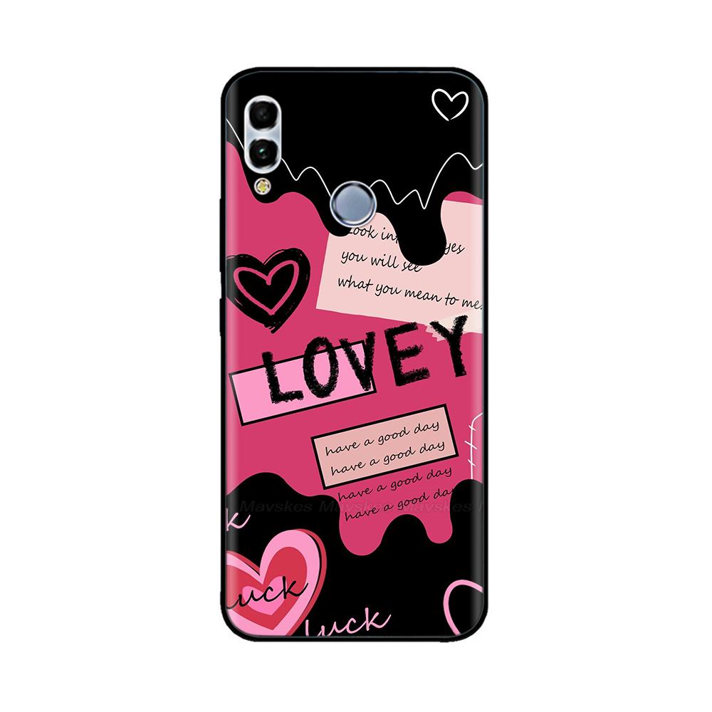 For Huawei P Smart 2019 Case Phone Cases Funny Camera Protection Soft Silicone Back Cover For Huawei P Smart 2019 Shell Fundas