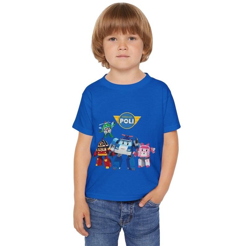 Robocar Poli Toddler Children s T-Shirt: Custom Kids Gift 100