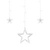 Light Curtain Christmas Lights Stars Stars 138 LED Garland Rebel