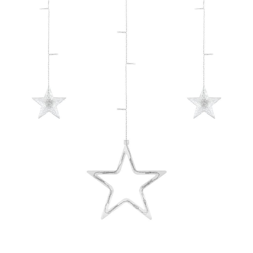 Light Curtain Christmas Lights Stars Stars 138 LED Garland Rebel