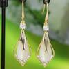 New Classic Elegant Water Drop Earrings For Women Crystal Long Tassel Wedding Jewelry Gifts
