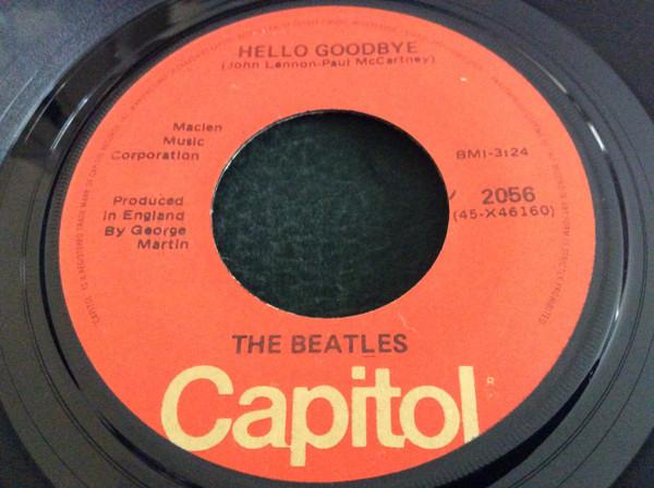 

7inch Record BEATLES Hello Goodbye 2056 Capitol Records Canada Rock Used