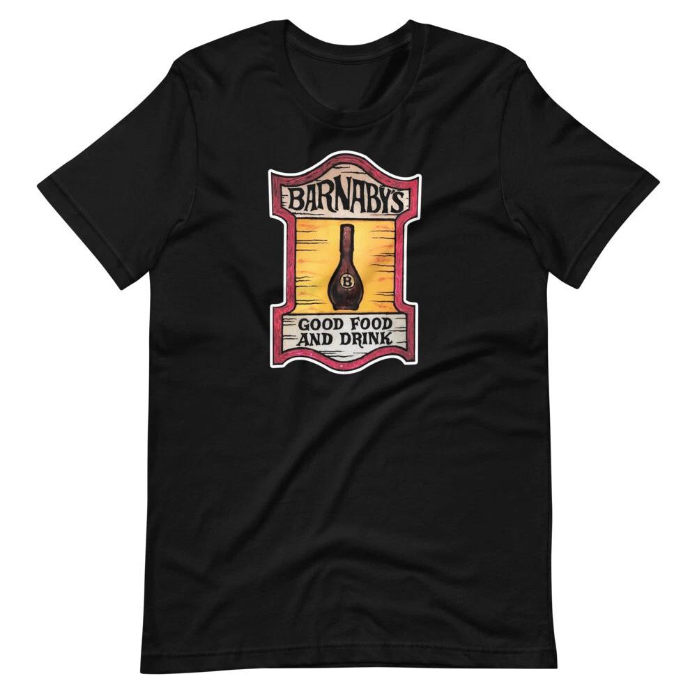 BARNABY S Family Inn Pizza Graphic Tee Shirt Unisex t-shirt L