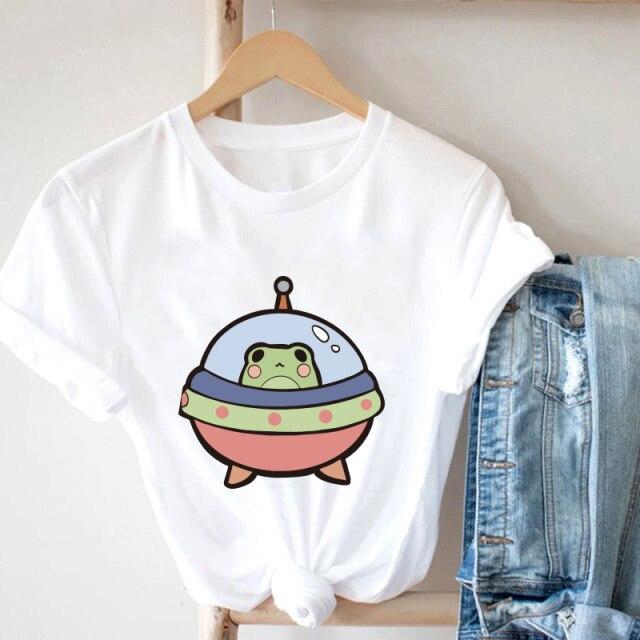 Kawaii Anime Egirl Style Short Sleeve T 