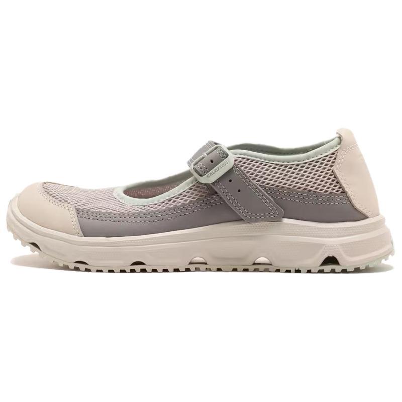 SALOMON Platform Mary Jane Shoes Women's Gray Sneakers 477504