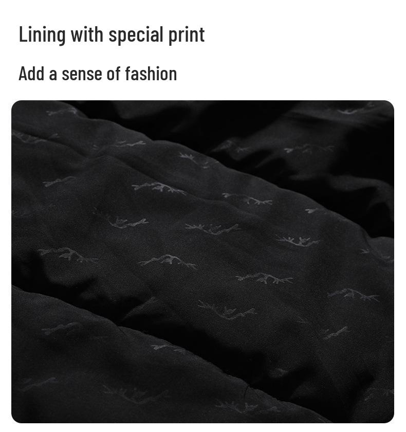 Men's Trendy Windproof Warmth-Keeping Loose Cotton Jacket for Couples - Autumn/Winter Casual Outerwear