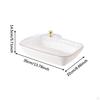 Fruit Bowl with Lid Decorative Dish Food Serving Tray Holder for Home Office