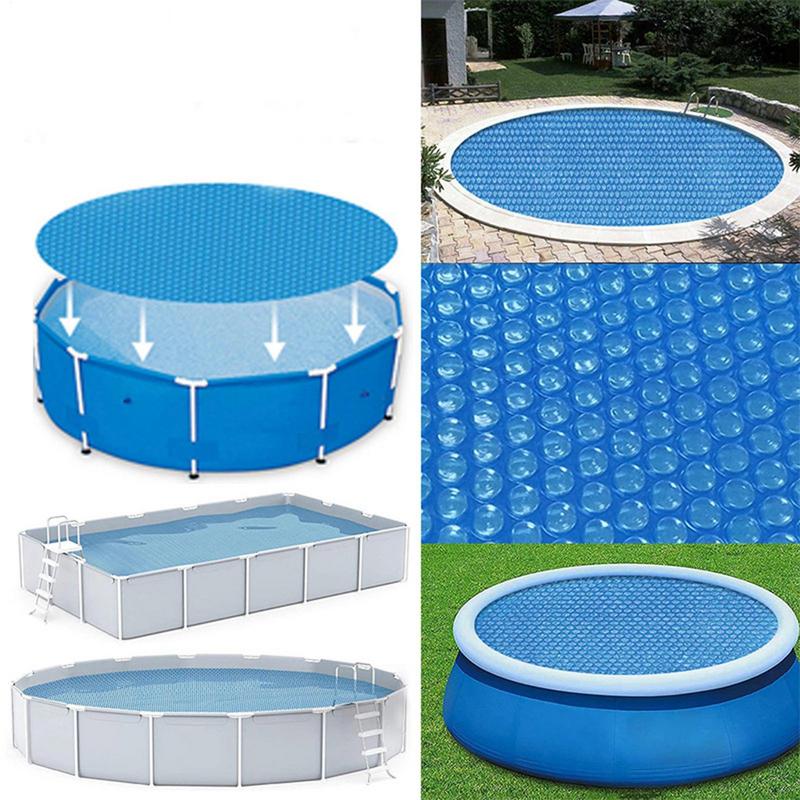 Solar Pool Cover Rectangle Solar Blanket For Pools Inground AboveGround Swimming Pool Solar Cover Cutting Solar Covers