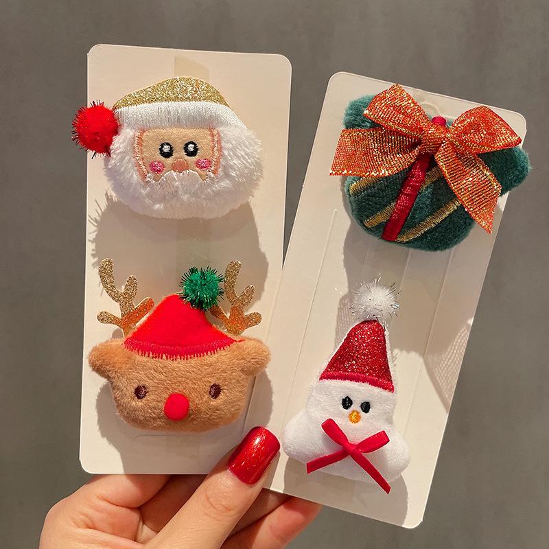 Reindeer Snowman Christmas Brooch Pin for Women - Holiday Gift & Decoration