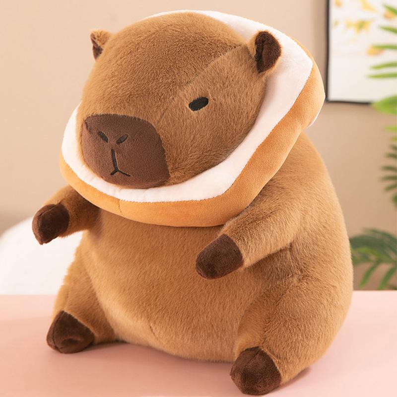 30CM Capybaras Stuffed Animals Doll Capibara Cosplay Bread  Unicorn Dinosaur Plush Toy Room Decoration Sofa Plush Pillows