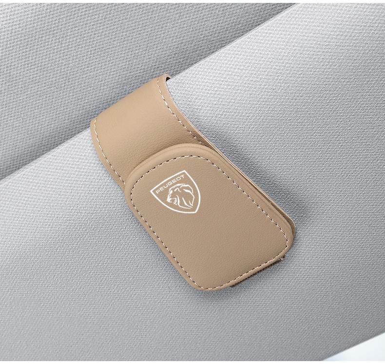 Peugeot Car Sunshade Glasses Clip Storage Brace Accessories For Peugeot 107 C 408 4008 308 3008 5008 508 2008 208 301 106 205 307
